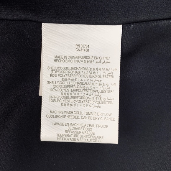 Max & Cleo strapless black chiffon minidress, sz 4 - Picture 6 of 8